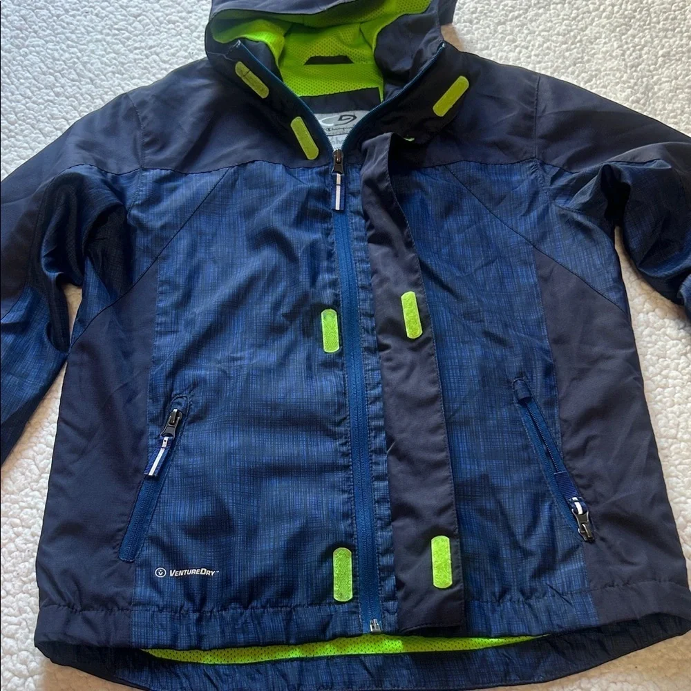 Champion Kids' Navy Raincoat with Reflective Details